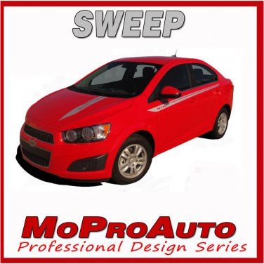 / 2015 Chevy SONIC / SWEEP Pro Grade Vinyl Graphics / 3M Stripes Decals Kit TYA