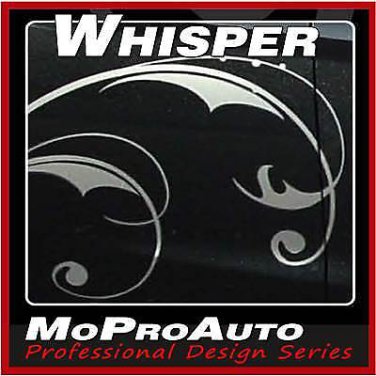 WHISPER Vinyl GRAPHICS Stripes Decals Tats * UNIVERSAL - Professional 881