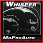 WHISPER Vinyl GRAPHICS Stripes Decals Tats * UNIVERSAL - Professional 881