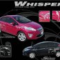 WHISPER Vinyl GRAPHICS Stripes Decals Tats * UNIVERSAL - Professional 881