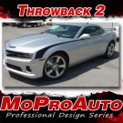 THROWBACK 2 Chevy Camaro 2014 Hockey Stick Stripes 3M Vinyl Graphic Decals LS2