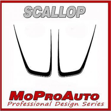2011 Dodge Charger SCALLOP HOOD Stripes Decals Graphics Pro Grade 3M Vinyl 911