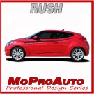 2014 FITS Hyundai Veloster / RUSH Side Vinyl Decals Stripes Graphics by PDS 26