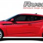 2014 FITS Hyundai Veloster / RUSH Side Vinyl Decals Stripes Graphics by PDS 26