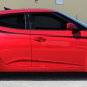 2017 RELAY FITS Hyundai Veloster / Side Vinyl Decals Stripes Graphics by PDS R1