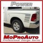 Dodge Ram Bed Side Graphics Decals - 3M Pro Vinyl Stripes 2012 484