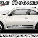 2016 Volkswagen Beetle ROCKER 2 Lower Panel Vinyl Decals Stripes Graphic - P1869