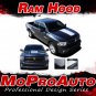2015 Dodge Ram Factory Style Hood 3M Pro Vinyl Graphics Decals Stripes D10