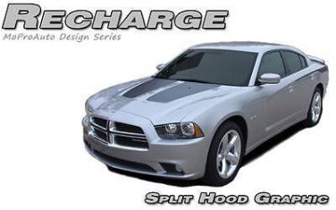 Split Hood Premium 3M Decal Stripe Vinyl Graphic 11 2012 2013 2014 Dodge Charger