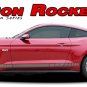 STALLION ROCKER 2 Lower Door Vinyl Stripe 3M Decals Graphic 2016 Ford Mustang X5