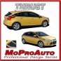 2017 Ford Focus THRUST Side Stripes Decals Graphics Pro Grade 3M Vinyl 348