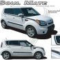 FITS KIA SOUL MATE Vinyl GRAPHICS 3M Pro Stripes Decals Tats 2011 933