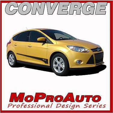 2017 Ford Focus CONVERGE Side Pro Grade 3M Vinyl Stripes Decals Graphics 674