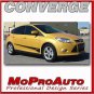 2015 Ford Focus CONVERGE Side Stripes Decals Pro Grade 3M Vinyl Graphics F3Z