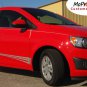 Chevy SONIC- FLARE - GRAPHICS 2013 Pro Grade Vinyl - Stripes Decals Kit 3M 213