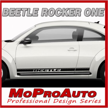 2016 Volkswagen Beetle ROCKER 1 Lower Panel Vinyl Decals Stripes Graphic B36