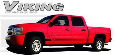 Viking Lower Rocker Fading Vinyl Graphic Decal for Chevy Silverado Ford F-150