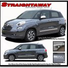 Fiat 500L 2015 Side Upper Panel Body Strobe Vinyl Stripes 3M Decals Graphics S33