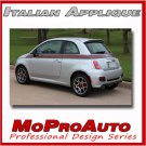 2015 / 3M Fiat 500 SE APPLIQUE ITALIAN Side Vinyl Stripes Decals Graphics GH5