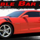 2014-2015 Chevy Camaro Hood Hash Lemans Stripe Double Bar Decal Vinyl Graphic SS