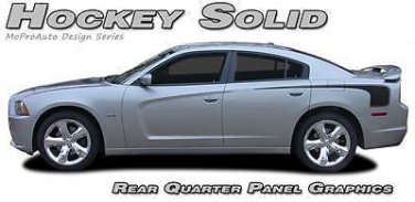 Solid Hockey Quarter Panel Fender Side Stripe Decal 3M Graphic 2011-2014 Charger