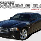Double Bar Hash Mark Hood Fender Stripe Decal Vinyl Graphic 11 12 13 14 Charger