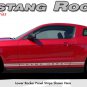Lower Rocker Panel Stripes Factory Style Decal Graphics 2005-2014 Mustang Text