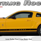 Rocker Panel Side Stripes Factory Style Decal Graphics 2005-2014 Mustang Text