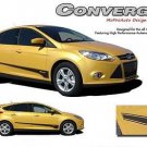 Converge Lower Side Rocker Panel Stripe Vinyl Graphic Decal 2012-2017 Ford Focus