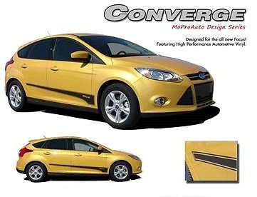 Converge Lower Side Rocker Panel Stripe Vinyl Graphic Decal 2012-2017 Ford Focus
