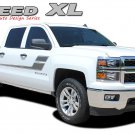 2000-2018 Chevy Silverado Speed XL 3M Pro Vinyl Side Door Stripe Decals Graphic