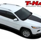2014-2017 Jeep Cherokee T-HAWK Trailhawk Hood 3M Vinyl Graphics Stripes Decals