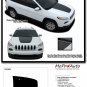 2014-2017 Jeep Cherokee T-HAWK Trailhawk Hood 3M Vinyl Graphics Stripes Decals