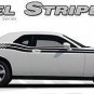 Dual Side Body Line Strobe 3M Stripe Graphic Decal RT 2008-2015 Dodge Challenger
