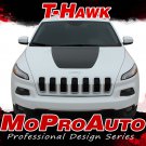 2014 2015 2016 2017 Jeep Cherokee T-HAWK HOOD Decals Stripe 3M Pro Vinyl PDS2805