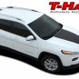 2014 2015 2016 2017 Jeep Cherokee T-HAWK HOOD Decals Stripe 3M Pro Vinyl PDS2805