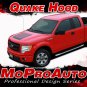 2009-2014 Ford F-150 Truck QUAKE HOOD Digital Print Stripe Decal Graphic 3M Pro