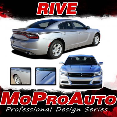 2015-2018 Dodge Charger RIVE Stripes Vinyl Graphics Decals 3M Pro Series PDS3315