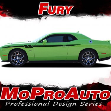 2011-2017 Dodge Challenger R/T SXT SE FURY Graphics Stripes 3M Pro Decals PD3183