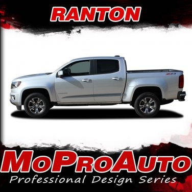 2015-2017 Chevy Colorado Extended & Crew Cab RATON Decal Stripe 3M Pro Vinyl Kit