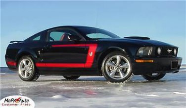 2005-2009 Ford Mustang FASTBACK 1 Racing Stripes Graphic Decal 3M Series PDS1458