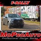 2017-2018 Ford F-150 Split Center Racing Stripes Vinyl Decals F-RALLY 3M Graphic