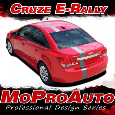 2015 2016 Chevy Cruze Euro E-RALLY Racing 3M Vinyl Stripes Hood Graphics Decals