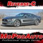 REVERSE-C Boss Style C Stripe 3M Vinyl Decals Graphic 2016 Ford Mustang | RC3