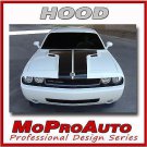 2014 Dodge Challenger SPLIT HOOD Vinyl Graphic Decals T-Stripes 3M Pro DB4