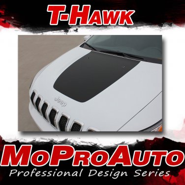 2017 2016 Jeep Cherokee Trailhawk Hood 3M Pro Vinyl Graphics Stripes Decals KJ20