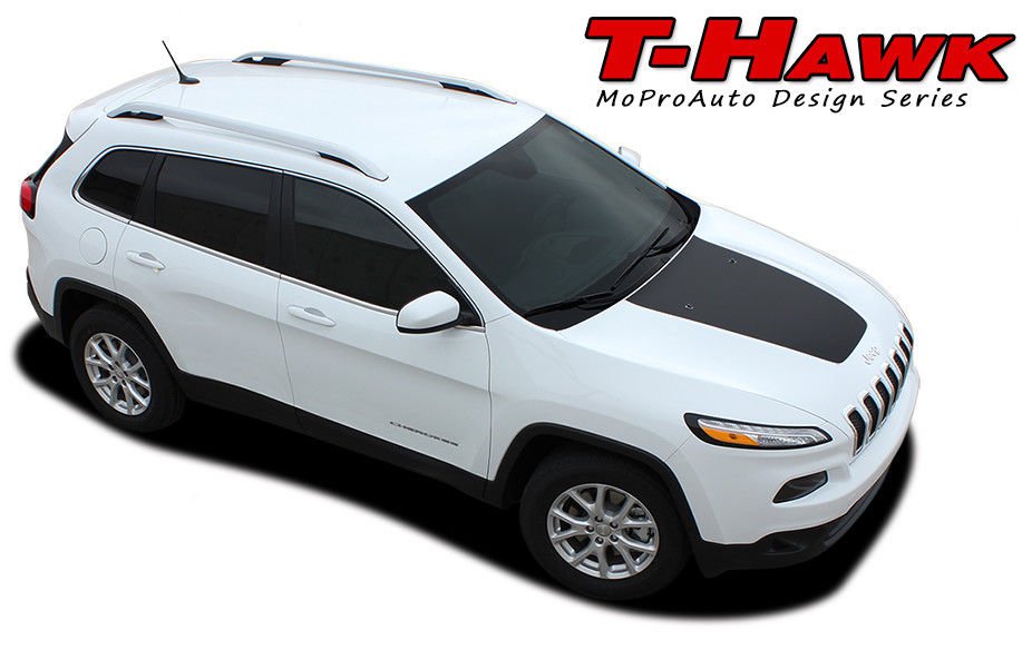 2017 2016 Jeep Cherokee Trailhawk Hood 3m Pro Vinyl Graphics Stripes Decals Kj20 