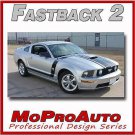 - 3M Pro Grade FASTBACK 2 BOSS Style Mustang GRAPHICS Stripes Decal 2006 643