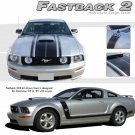 - 3M Pro Grade FASTBACK 2 BOSS Style Mustang GRAPHICS Stripes Decal 2008 605