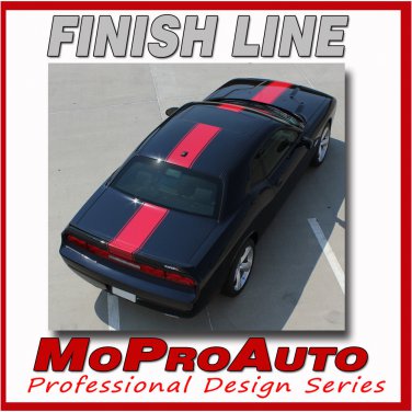 2013 Dodge Challenger / Center WIDE RALLY Racing Stripes Decals 3M Graphics RT5